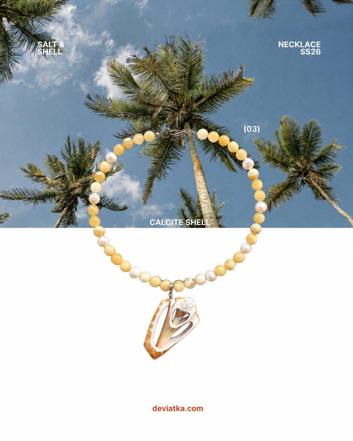 Calcite Shell Necklace