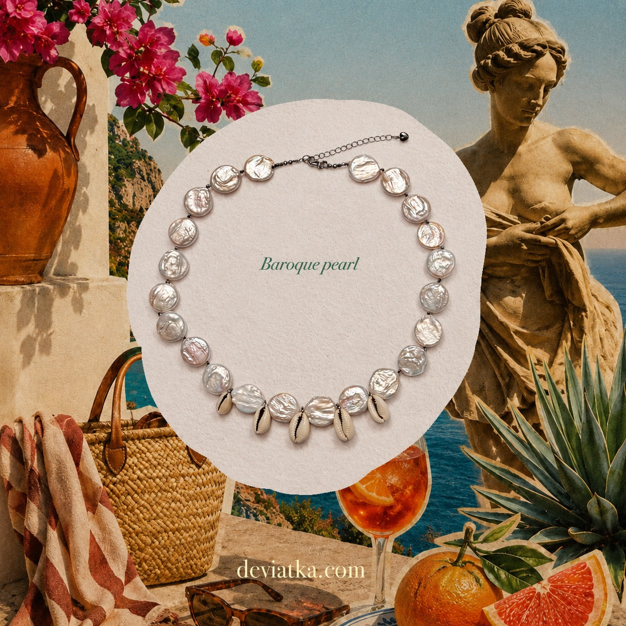 Baroque Pearl Necklace