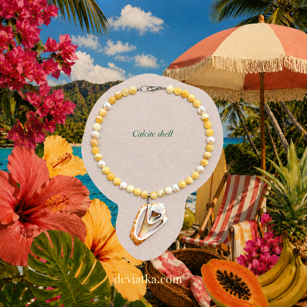 Calcite Shell Necklace