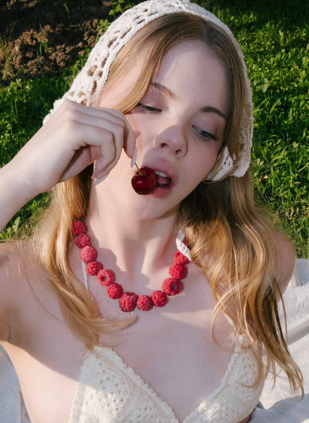 Eden Raspberry Necklace
