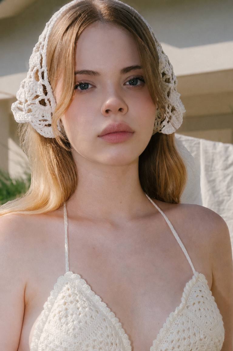 Eden Crochet Headscarf